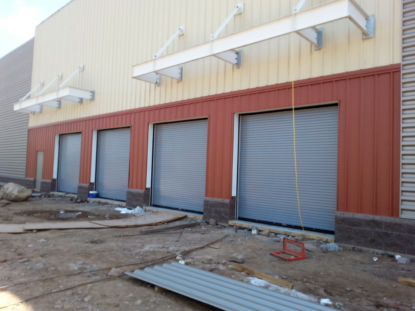 Warehouse rolling doors installation - costco