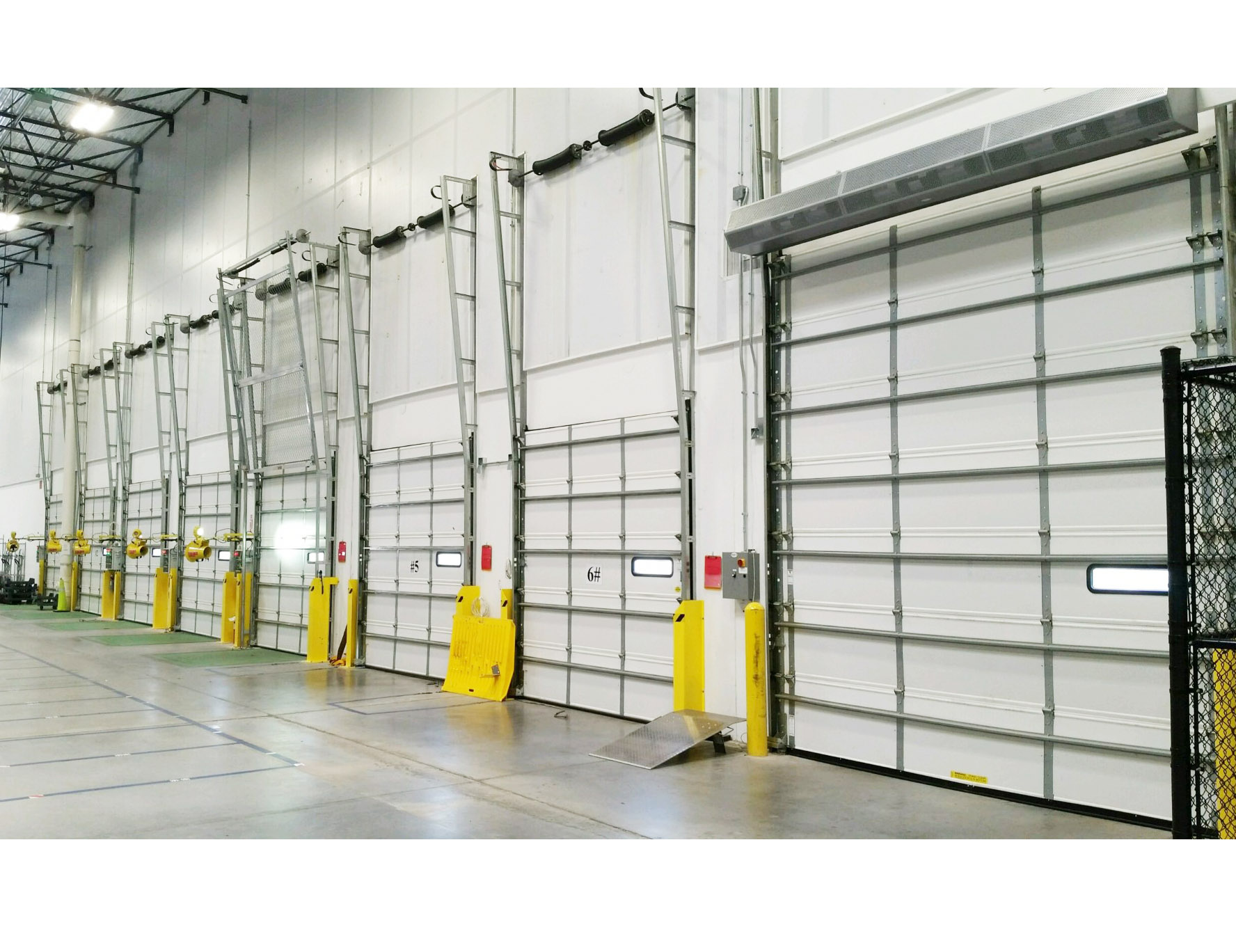 Warehouse sectional doors with view window - Amazon